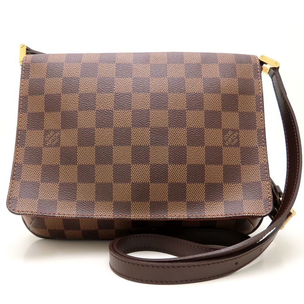 LOUIS VUITTON Damier Musette Tango Long Shoulder Bag N51301, Ebene, Women's, ...